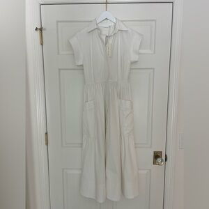 Julia Amory Betty Dress White